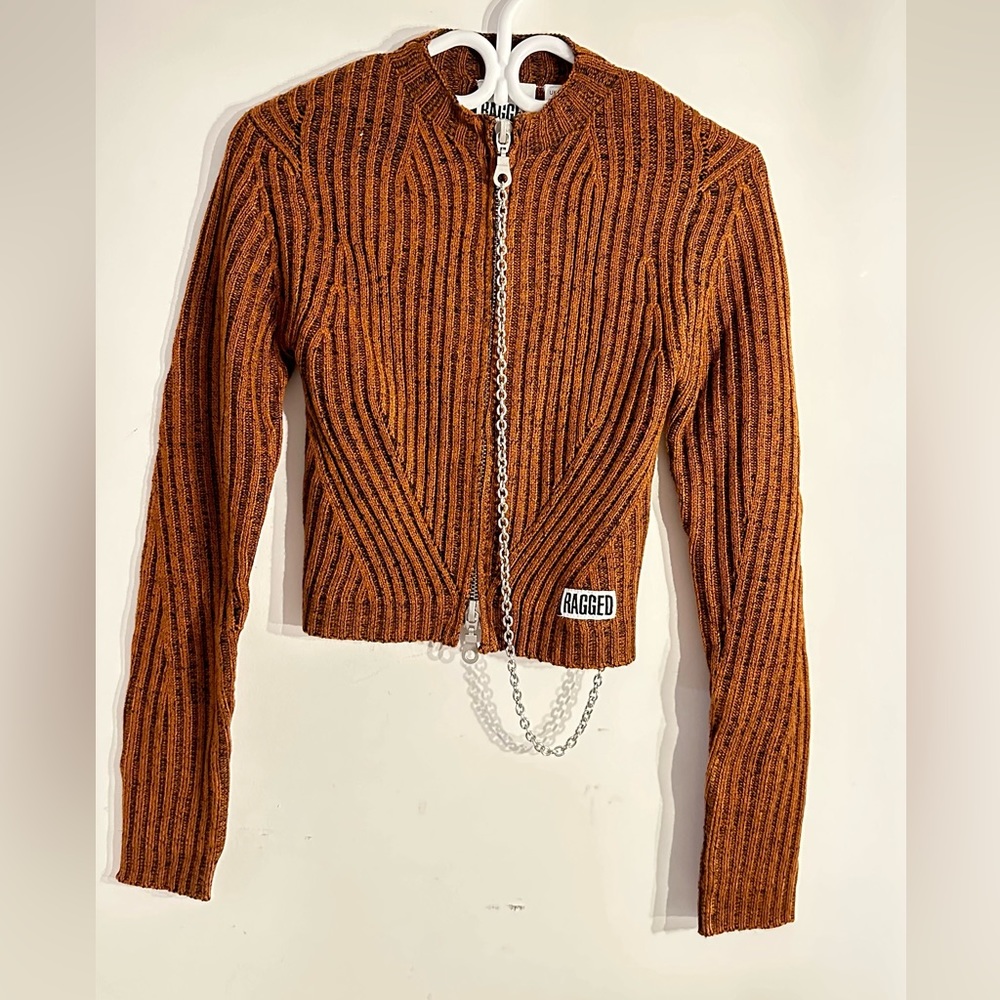 The Ragged Priest Rustic Chain Cardigan